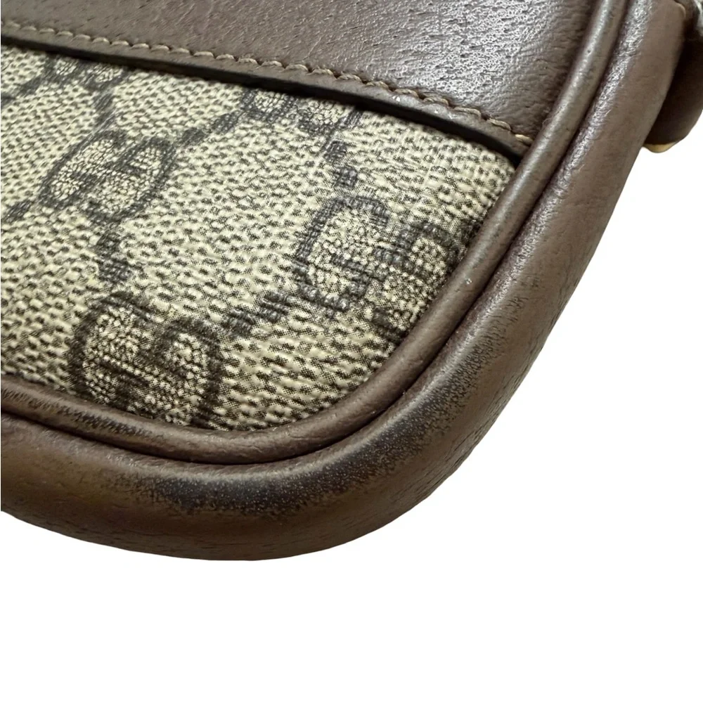 Gucci Mini Supreme Ophidia GG Canvas Crossbody Bag with Web Stripe - Picture 9 of 14